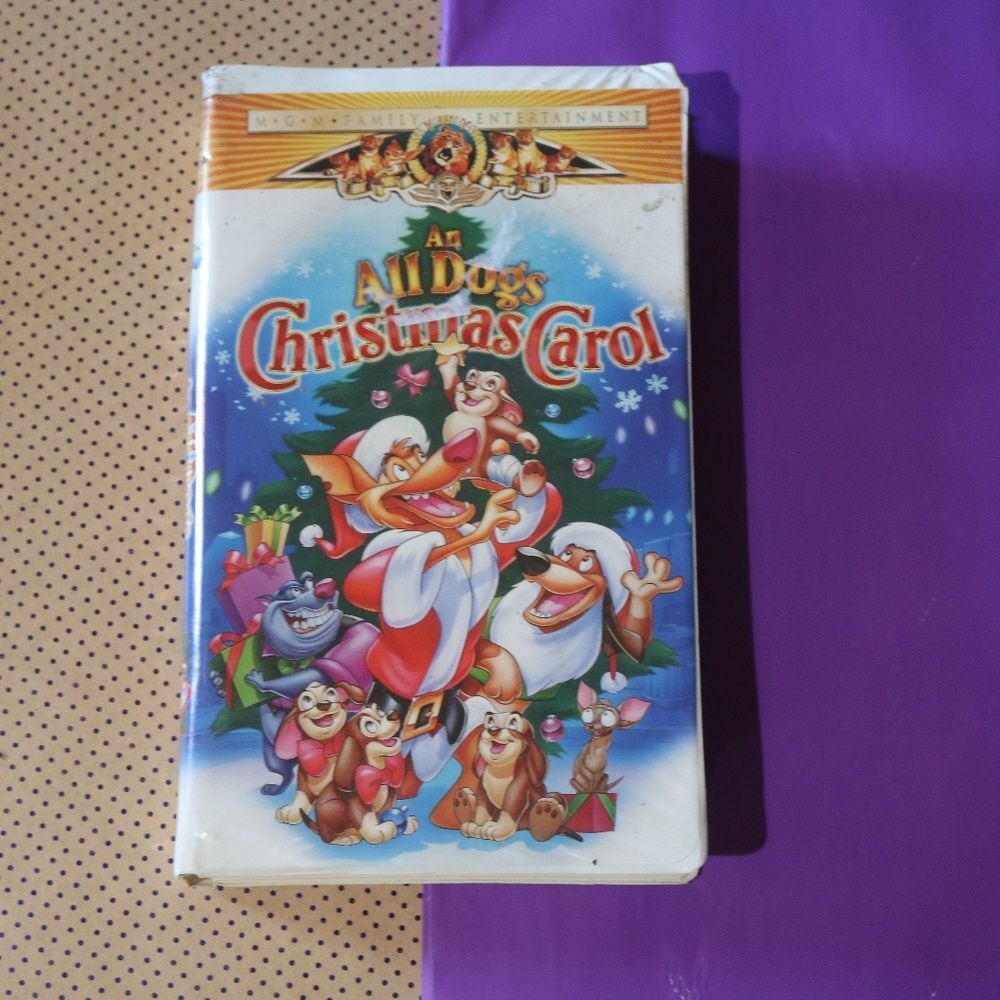 All Dogs Christmas Carol VHS